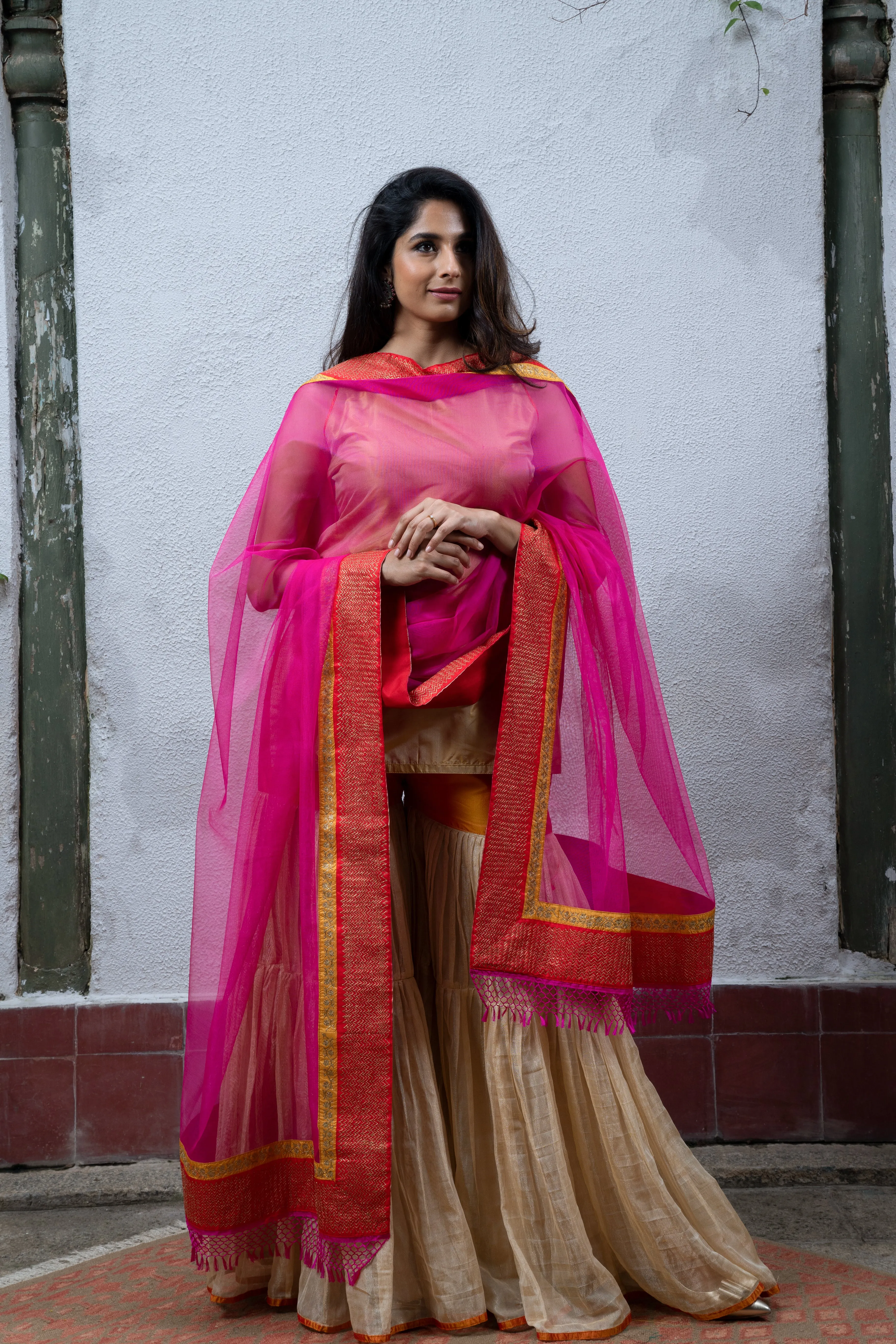 Balli: Fiery and flirty in fuschia