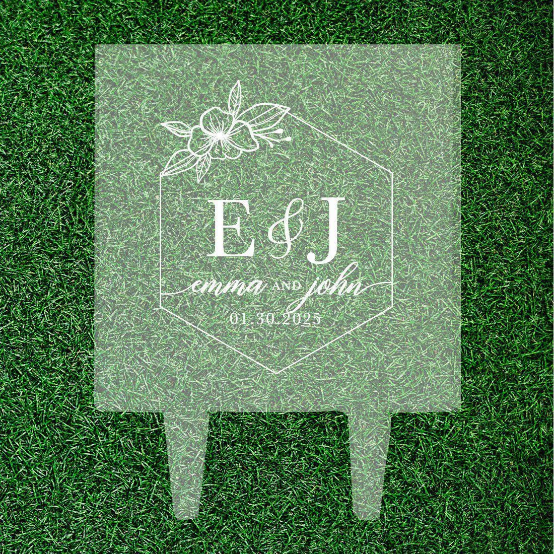 Custom Tropical Beach Nautical Square Acrylic Cake Topper Collection