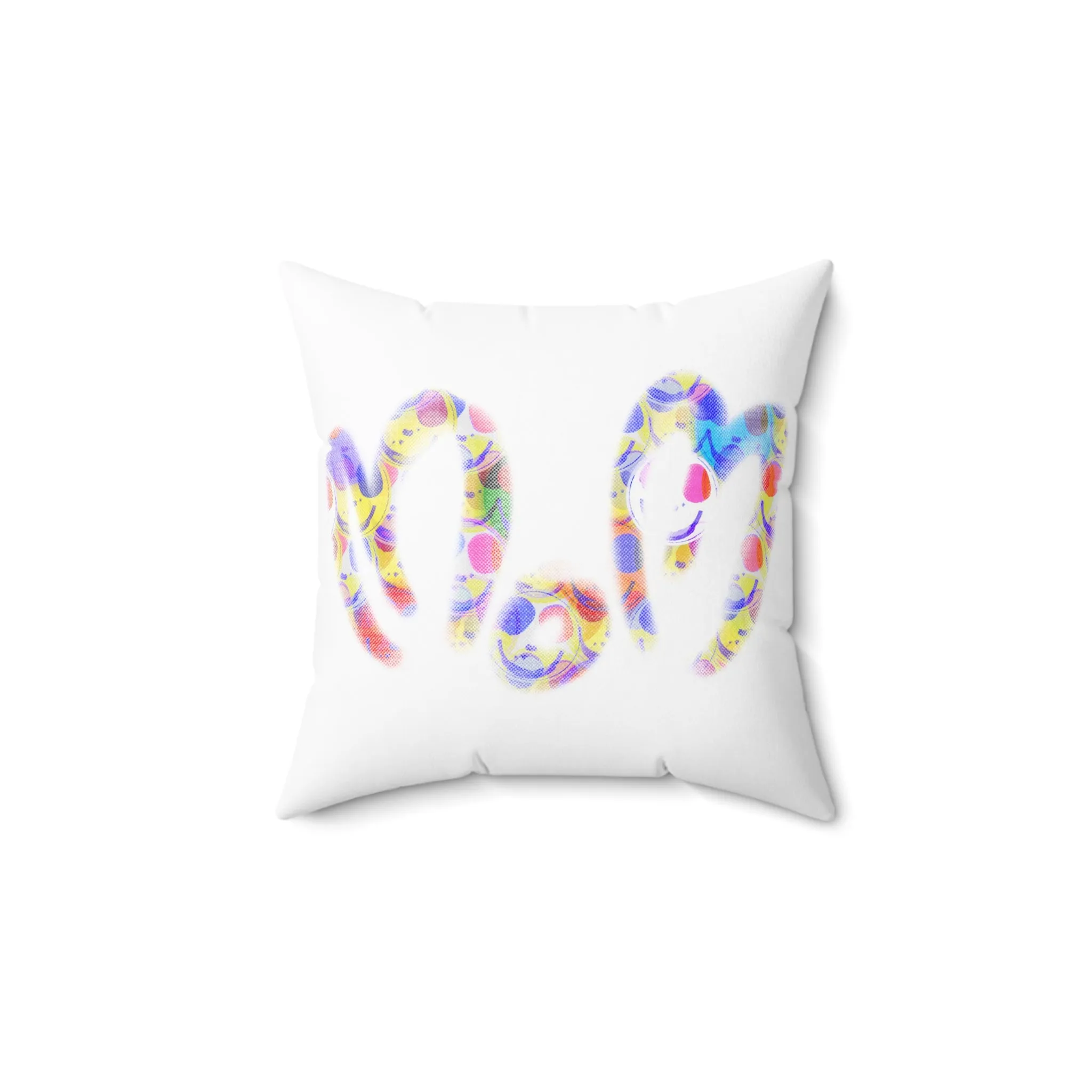 MOM Spun Polyester Square Pillow