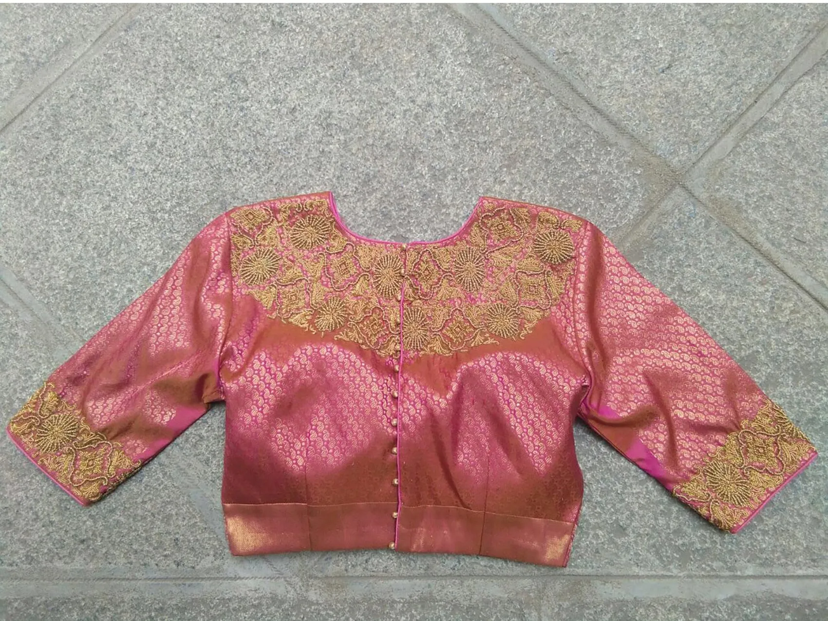 Pink Brocade