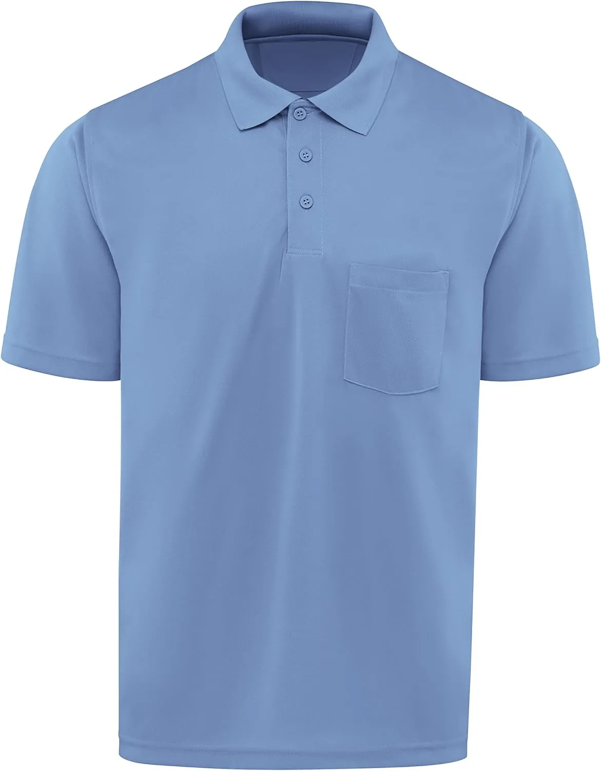 Red Kap Men's Short Sleeve Performance Knit Pocket Polo