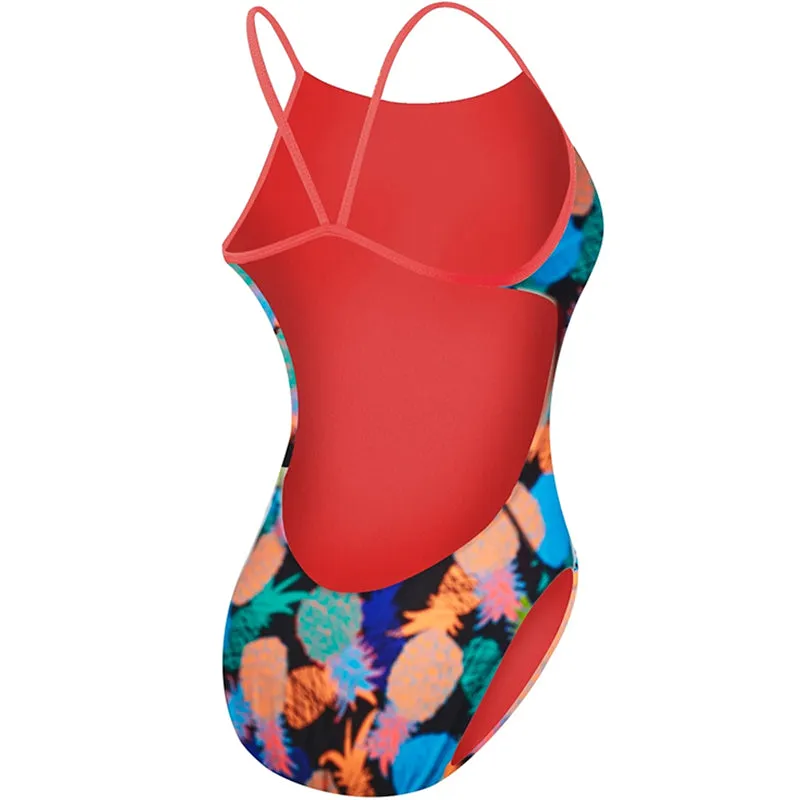 TYR - Panama Cutoutfit Ladies Swimsuit - Black/Multi