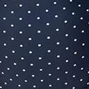 Unique Vintage Plus Size Navy & White Pin Dot Ruffled Ramona Swim Top