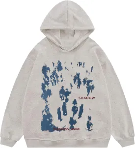 Y2k Hoodie For Women Oversized Graphic Sweatshirt Vintage Casual Preppy Pullover Hoodies Streetwear Unisex