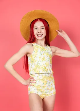 Yellow Meadow | Youth High-Waisted Bottoms